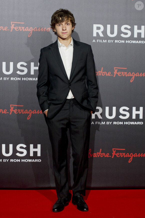 Tom Holland - Première du film "Rush" au "One Marylebone" à Londres. Le 2 septembre 2013