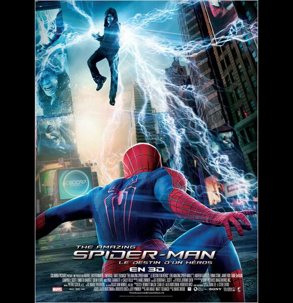 <p>Affiche du film The Amazing Spider-Man - Le Destin d'un héros</p>