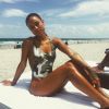 Karrueche Tran en vacances à Miami. Le 15 juin 2015.