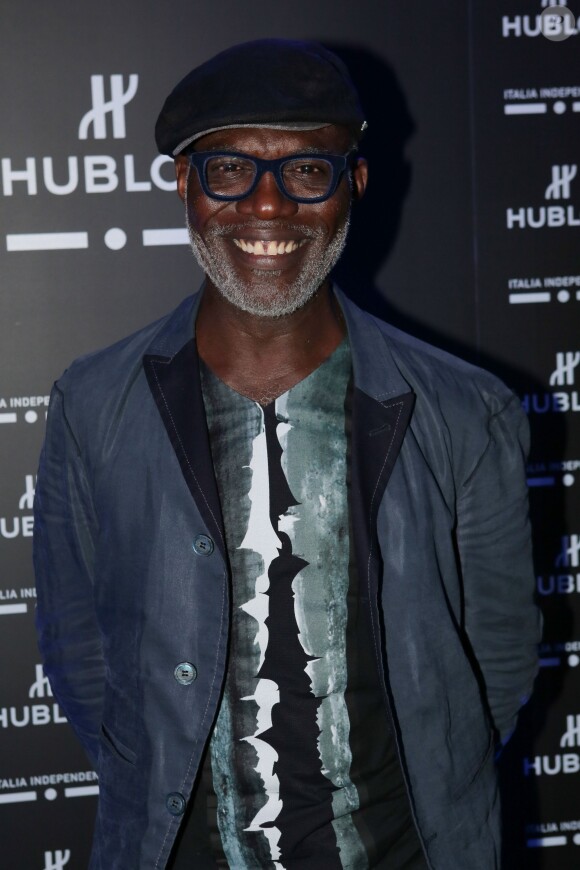Eriq Ebouaney - Soirée de lancement de la montre "Big Bang Unico Italia Independent" de Hublot au restaurant Monsieur Bleu à Paris, le 24 juin 2015.  