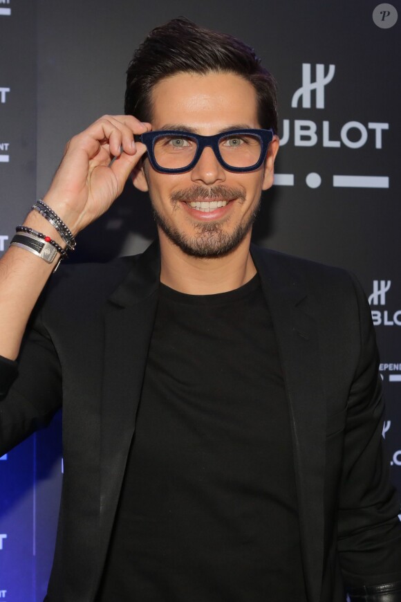 Michaël Canitrot - Soirée de lancement de la montre "Big Bang Unico Italia Independent" de Hublot au restaurant Monsieur Bleu à Paris, le 24 juin 2015.  