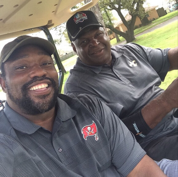 Warren Sapp, photo issue de son compte Instagram, publiée le 20 mars 2015