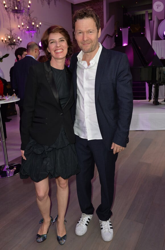 Exclusif - Irène Jacob et son mari Jérôme Kircher - Inauguration de l'hôtel "M Gallery et des Cures Marines Thalasso et SPA" à Trouville-sur-Mer le 25 juin 2015.
