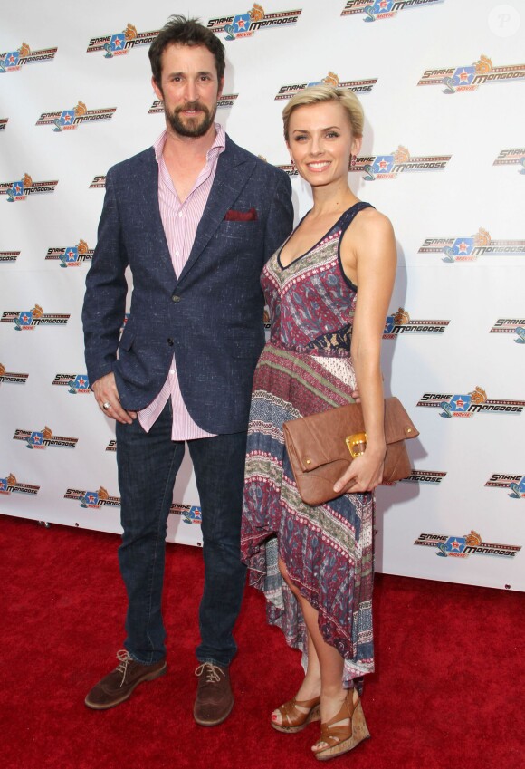 Noah Wyle et sa compagne Sara Wells - Premiere du film "Snake & mangoose" a Los Angeles le 27/08/2013 