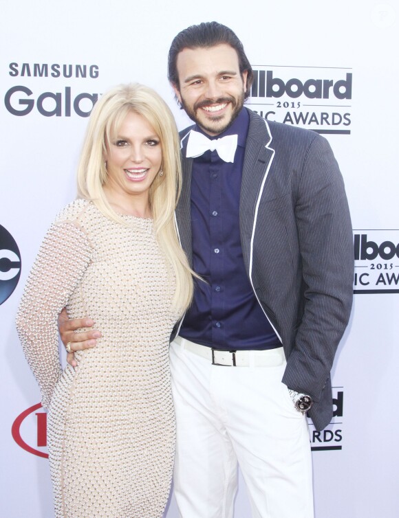 Britney Spears, Charlie Ebersol - Soirée des "Billboard Music Awards" à Las Vegas le 17 mai 2015. 