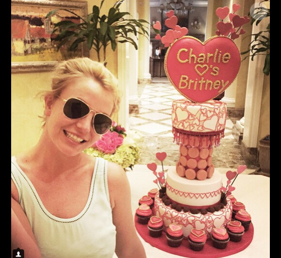 Britney Spears le jour de la Saint-Valentin, sur Instagram le 14 février 2015 