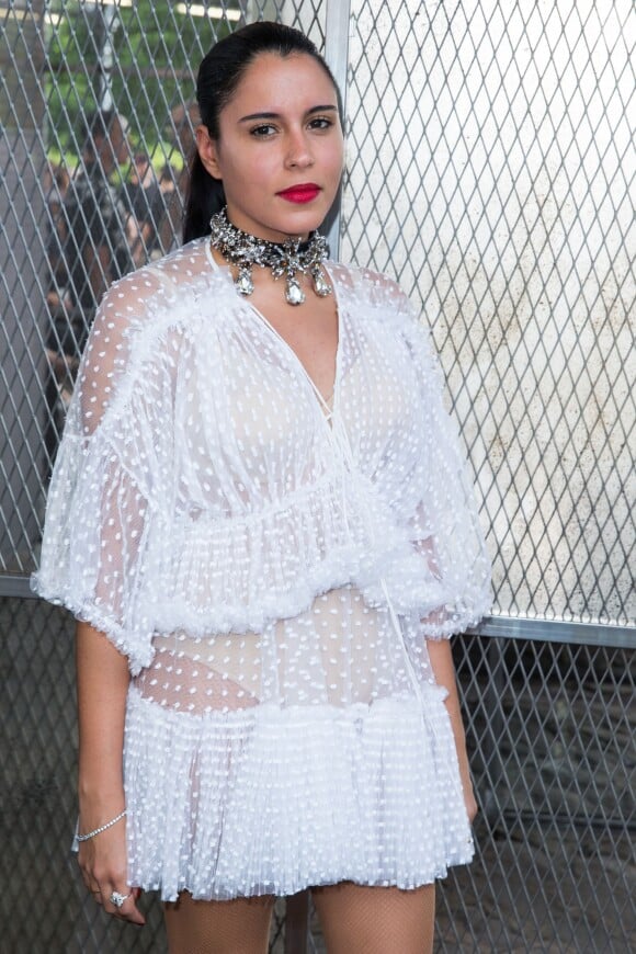 Marina Morena - People au défilé de mode masculine Givenchy PAP Printemps / été 2016 à la Halle aux Chevaux à Paris le 26 juin 2015.