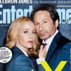 Gillian Anderson et David Duchovny en couverture de Entertainment Weekly, 3 juillet 2015