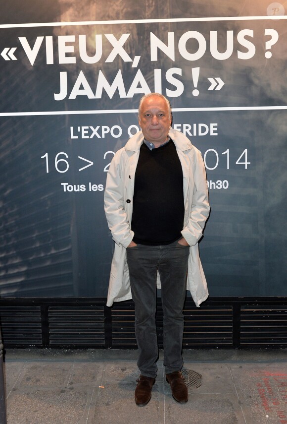 Exclusif - François Berléand - Inauguration de l'exposition "Vieux, nous? Jamais!" à la galerie l'Imprimerie à Paris, le 16 octobre 2014. 