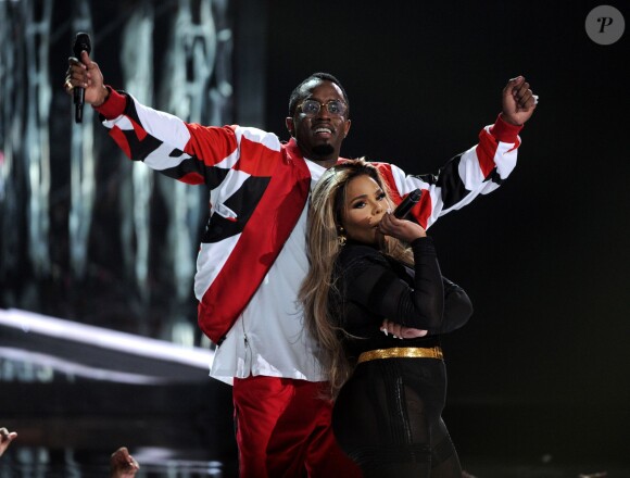 Diddy et Lil' Kim lors des BET Awards 2015 au Microsoft Theater. Los Angeles, le 28 juin 2015.