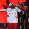 Diddy et Pharrell Williams lors des BET Awards 2015 au Microsoft Theater. Los Angeles, le 28 juin 2015.