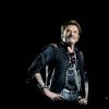 Exclusif - Johnny Hallyday sur scène lors de son premier concert, à Nîmes le 2 juillet 2015.02/07/2015 - Nîmes