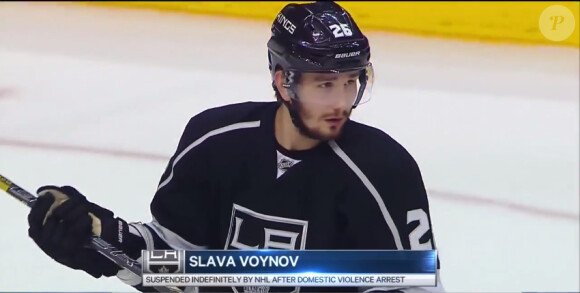 Slava Voynov, joueur des LA Kings arrêté pour violences conjugales le 20 octobre 2014