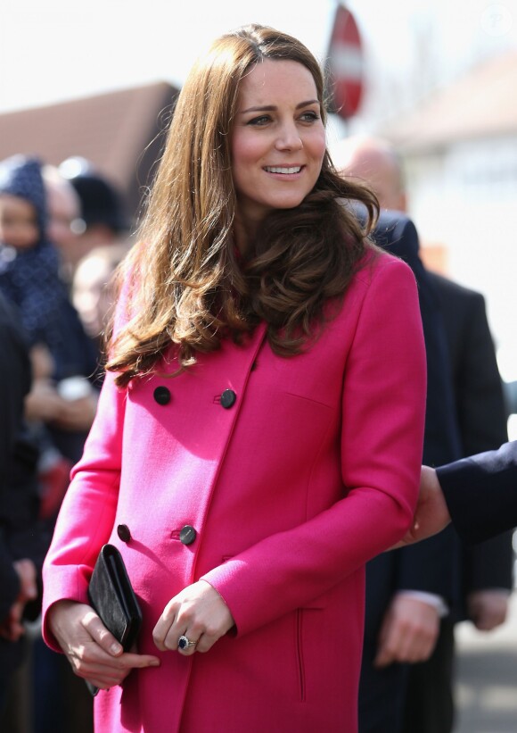 Kate Middleton effectuait le 27 mars 2015 son dernier engagement officiel avant d'accoucher de son deuxième enfant, la princesse Charlotte de Cambridge.
