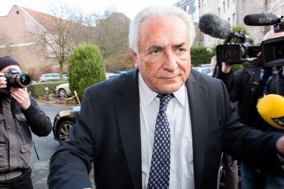 Dominique Strauss-Kahn lors du procès du Carlton au tribunal correctionnel de Lille, le 17 février 2015