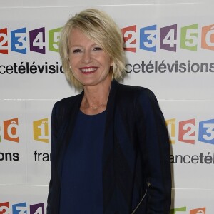 Sophie Davant - Conférence de presse pour le Téléthon à France Télévisions à Paris. Le 4 novembre 2014.