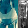 Ophélie Winter dévoile sa poitrine, ses abdominaux et ses fesses après une intense séance de sport, mardi 7 juillet 2015.