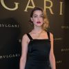Amber Heard - Cocktail Bulgari Haute-Couture à Paris le 7 juillet 2015.