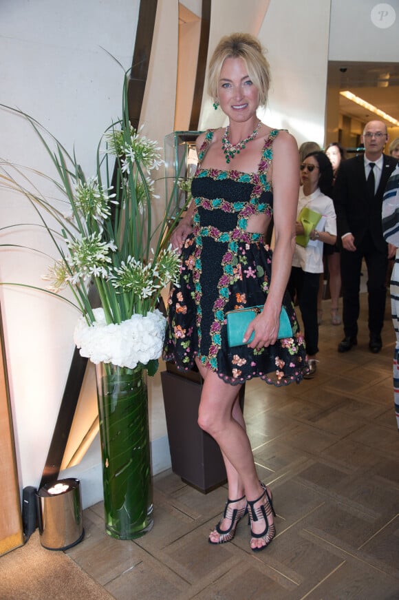 La princesse Lilly zu Sayn Wittgenstein Berleburg - Cocktail Bulgari Haute-Couture à Paris le 7 juillet 2015.
