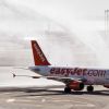 Un avion de la compagnie Easyjet à son arrivée à l'aéroport de Nice, le 21 mars 2012