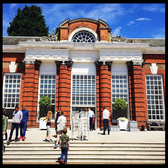 Nicky Hilton se marie dans les jardins de Kensington Palace - Photo postée sur Instagram, juillet 2015