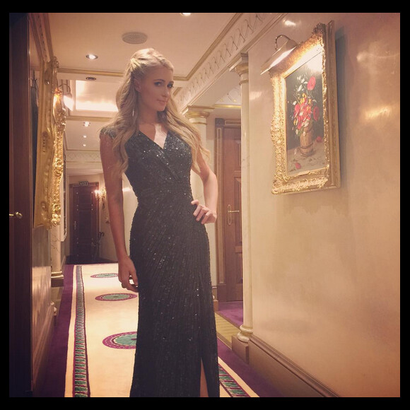 Paris Hilton à Londres - Photo postée sur Instagram, juillet 2015