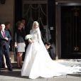  Nicky Hilton quitte l'h&ocirc;tel Claridges &agrave; Londres pour aller se marier au palais de Kensington avec James Rotschild le 10 juin 2015 