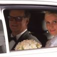  Nicky Hilton et son p&egrave;re Nicky Hilton quittent l'h&ocirc;tel Claridges &agrave; Londres pour aller se marier au palais de Kensington avec James Rotschild&nbsp; le 10 juin 2015 