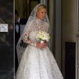  Nicky Hilton quitte l'h&ocirc;tel Claridges &agrave; Londres pour aller se marier au palais de Kensington avec James Rotschild le 10 juin 2015 