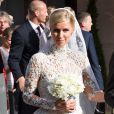  Nicky Hilton quitte l'h&ocirc;tel Claridges &agrave; Londres pour aller se marier au palais de Kensington avec James Rotschild le 10 juin 2015 