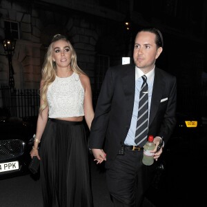 Petra Ecclestone et son mari James Stunt - Soirée de pré-mariage de Nicky Hilton et James Rothschild au manoir Spencer House à Londres. Le 9 juillet 2015 