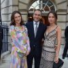 Ben et sa femme Jemima Goldsmith, Mary-Clare Elliot - Soirée de pré-mariage de Nicky Hilton et James Rothschild au manoir Spencer House à Londres. Le 9 juillet 2015 