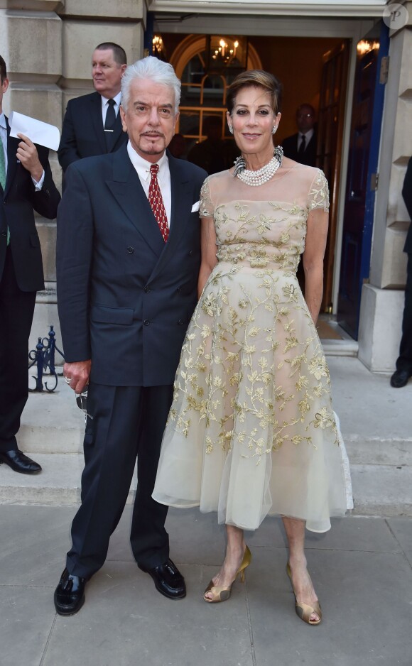 Nicky Haslam - Soirée de pré-mariage de Nicky Hilton et James Rothschild au manoir Spencer House à Londres. Le 9 juillet 2015