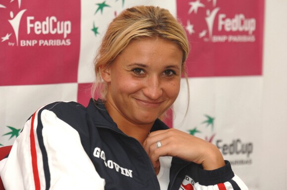 Tatiana Golovin lors de la Fed Cup à Castellaneta Marina en Italie, le 13 juillet 2007