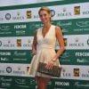 Tatiana Golovin lors de la 22e Nuit du tennis au Sporting Club de Monte Carlo le 18 avril 2014