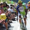 Ivan Basso sur la 16e étape du Tour de France le 18 juillet 2012 entre Pau et Bagnères-de-Luchon