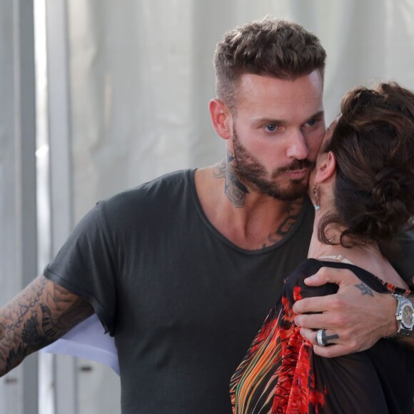 Exclusif - M. Pokora et Tina Arena - Festival "Tout le monde chante contre le cancer" à Villefranche-de-Rouergue, le 4 juillet 2015. 
