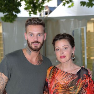 Exclusif - M. Pokora et Tina Arena - Festival "Tout le monde chante contre le cancer" à Villefranche-de-Rouergue, le 4 juillet 2015. 
