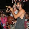 Exclusif - Le groupe Les Fréro Delavega (Jérémy Frérot et Florian Garcia dit Florian Delavega) - Festival "Tout le monde chante contre le cancer" à Villefranche-de-Rouergue, le 4 juillet 2015. 
