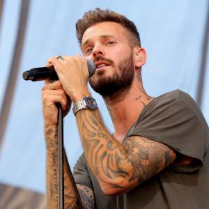 Exclusif - M. Pokora - Festival "Tout le monde chante contre le cancer" à Villefranche-de-Rouergue, le 4 juillet 2015. 
