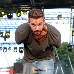 Exclusif - M. Pokora - Festival "Tout le monde chante contre le cancer" à Villefranche-de-Rouergue, le 4 juillet 2015. 
