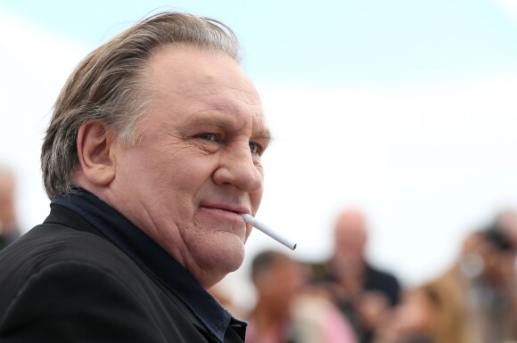 Gérard Depardieu lors du 68e festival de Cannes le 21 mai 2015.