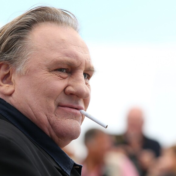 Gérard Depardieu lors du 68e festival de Cannes le 21 mai 2015.