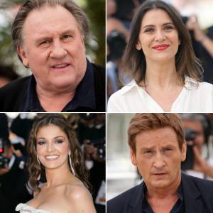 Gérard Depardieu, Géraldine Pailhas, Nadia Farès et Benoît Magimel, vedettes de la série Marseille chapeautée par Netflix.