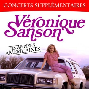 Affiche de la tournée Les Années Américaines de Véronique Sanson, lors de son passage à l'Olympia de Paris, les 6,7, 18 et 19 avril 2015