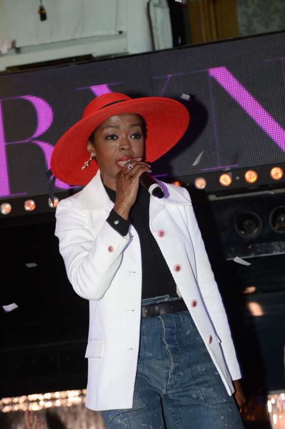 Exclusif - Lauryn Hill en showcase au VIP Room à Saint-Tropez le 15 juillet 2015