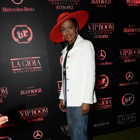 Exclusif - Lauryn Hill en showcase au VIP Room à Saint-Tropez le 15 juillet 2015. 