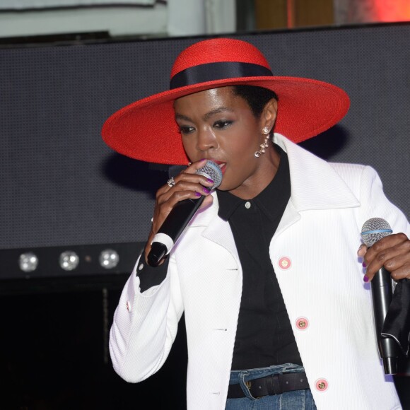 Exclusif - Lauryn Hill en showcase au VIP Room à Saint-Tropez le 15 juillet 2015. 