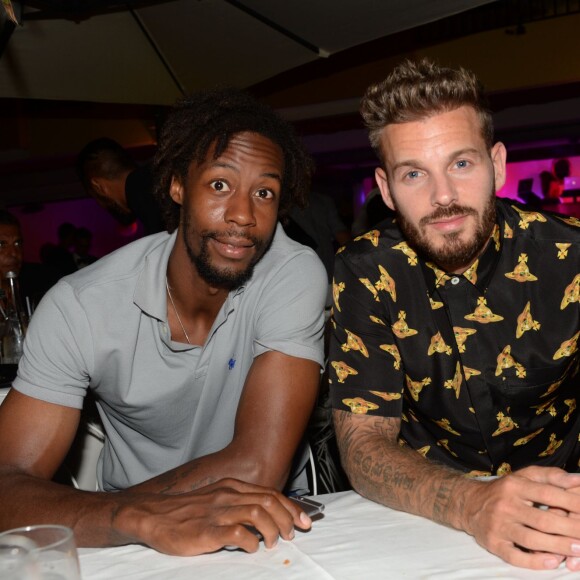 Exclusif - Gaël Monfils, M. Pokora (Matt Pokora) - Lauryn Hill en showcase au VIP Room à Saint-Tropez le 15 juillet 2015