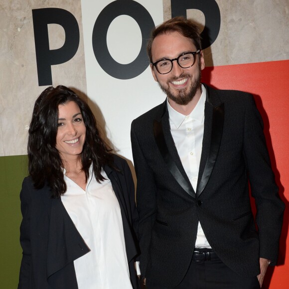 Jenifer Bartoli et Christophe Willem - Soirée de lancement de la collection Pop de Lancel au Palais de Tokyo à Paris, le 23 avril 2015.